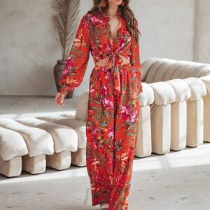 Vici - Coral Reef Sunsets Pants Set - XL